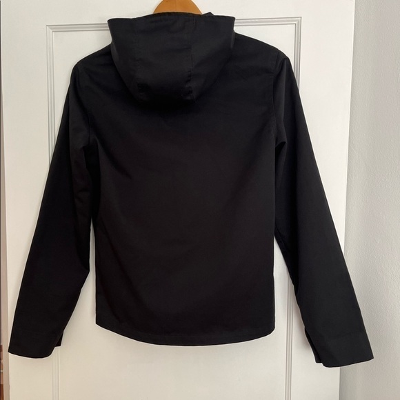 ASOS black bomber jacket. Hood. Relaxed oversize lightweight Fits Chest. 34-36 - Picture 7 of 10